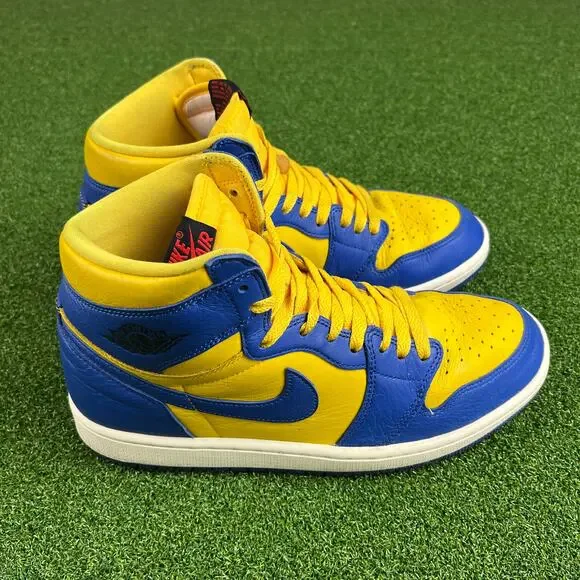 Nike Air Jordan 1 Retro High OG Reverse Laney Varsity Maize Sneakers 9.5 - Picture 2 of 5